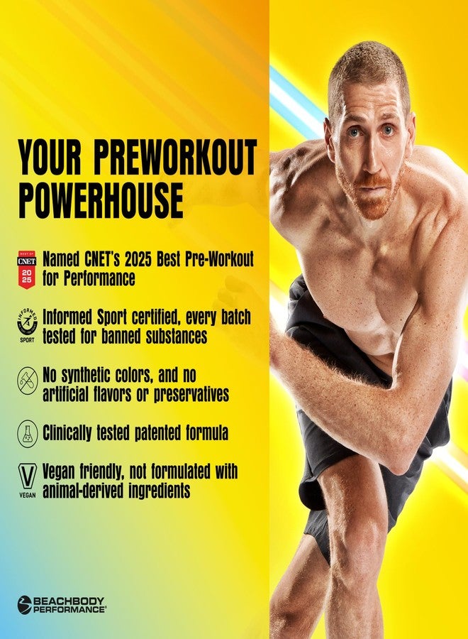 BODi Energize Pre Workout Powder - Beta-Alanine, Quercetin & Low-Dose Caffeine Formula for Enhanced Energy & Focus, Increase Energy & Endurance Supplement, Strawberry Lemonade, 40 Servings - Image 4